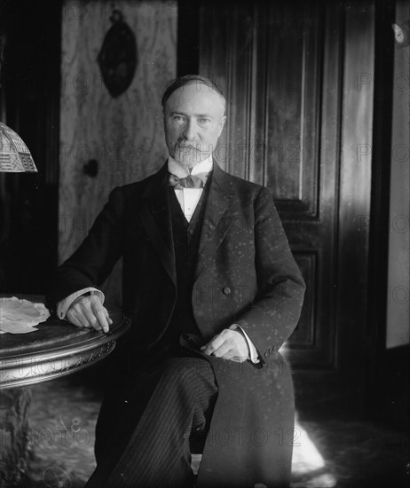 Chas. W. Fairbanks seated, 1910. Creator: Bain News Service.