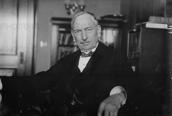 Senator Burton in study, 1910. Creator: Bain News Service.