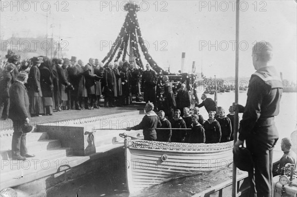 Bjornson funeral, Christiania, 1910. Creator: Bain News Service.