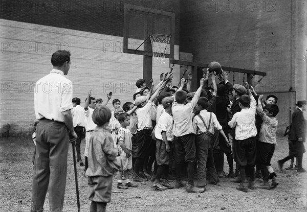 Carnegie playground 5th Ave. N.Y.C., 1911. Creator: Bain News Service.