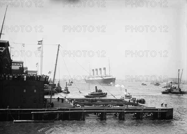 Arrival OLYMPIC 1911. Creator: Bain News Service.