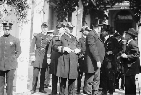 Adm. Osterhaus at City Hall, 1912. Creator: Bain News Service.