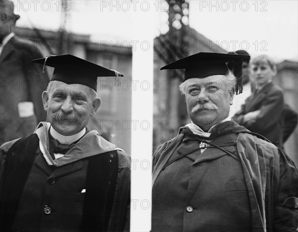 Baron D'Estournelles De Constant and Seth Low, between c1910 and c1915. Creator: Bain News Service.