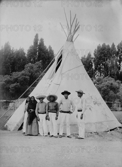 Yaqui Indians, between c1910 and c1915. Creator: Bain News Service.