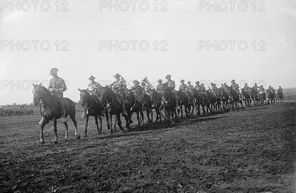 Artillery hike, San Antonio, between c1910 and c1915. Creator: Bain News Service.