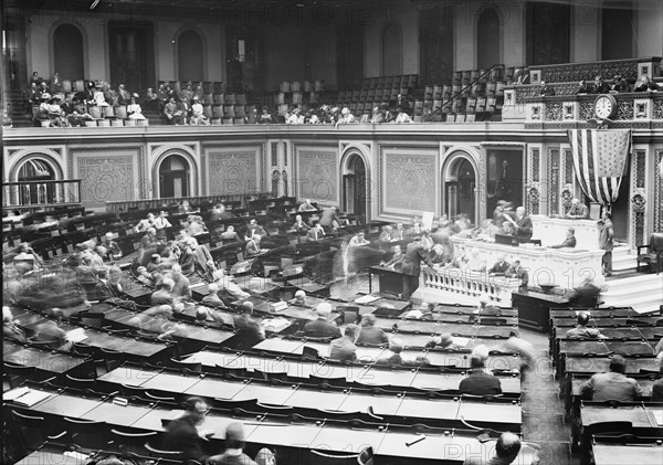 House in session. May 1911. Creator: Bain News Service.