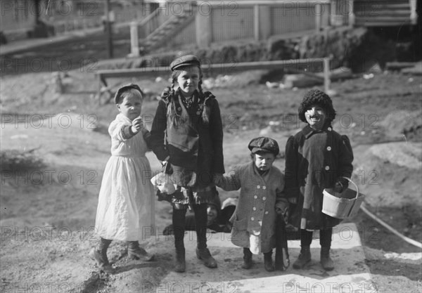 Thanksgiving Maskers, between c1910 and c1915. Creator: Bain News Service.