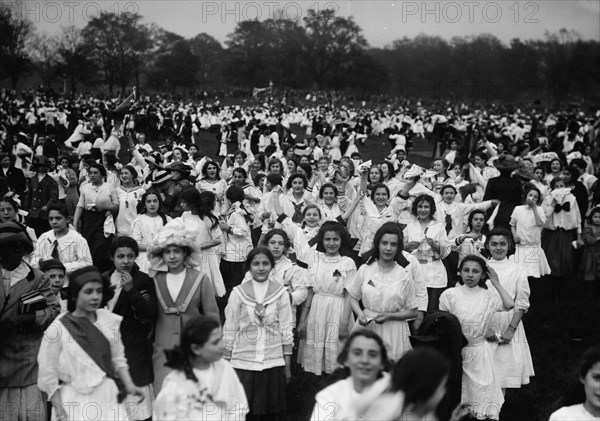 Public school athletic league - Central Park, between c1910 and c1915. Creator: Bain News Service.