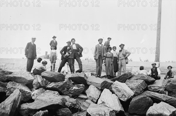 Quarantined on Hoffman Isl'd, between c1910 and c1915. Creator: Bain News Service.