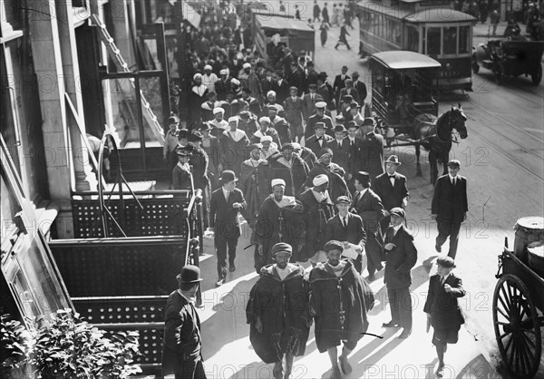 Arabs from "Garden of Allah" N.Y., between c1910 and c1915. Creator: Bain News Service.