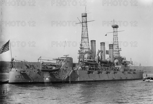 USS Rhode Island, between c1910 and c1915. Creator: Bain News Service.