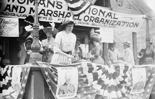 Mrs. B. Harriman, 1912. Creator: Bain News Service.