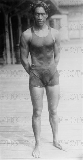 Duke P. Kahanamoku, between c1910 and c1915. Creator: Bain News Service.