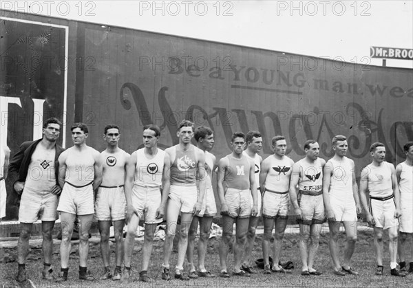 Send off of Olympic Athletes, 1912. Creator: Bain News Service.