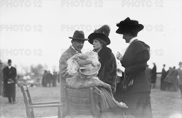 Mr. and Mrs. A. Belmont; Mrs. B. Duncan, between c1910 and c1915. Creator: Bain News Service.