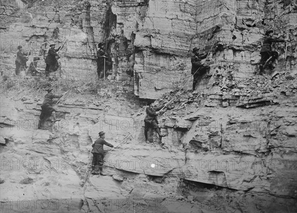 Swiss guides on Canadian Pacific Rd., between c1910 and c1915. Creator: Bain News Service.