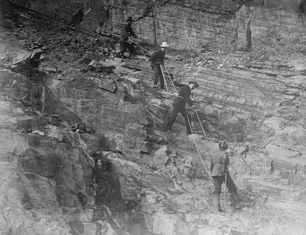 Swiss guides on Canadian Pacific Rd., between c1910 and c1915. Creator: Bain News Service.