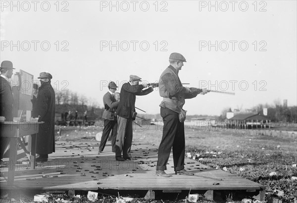 Travers Island, New York, National Championship [guns], between c1910 and c1915. Creator: Bain News Service.