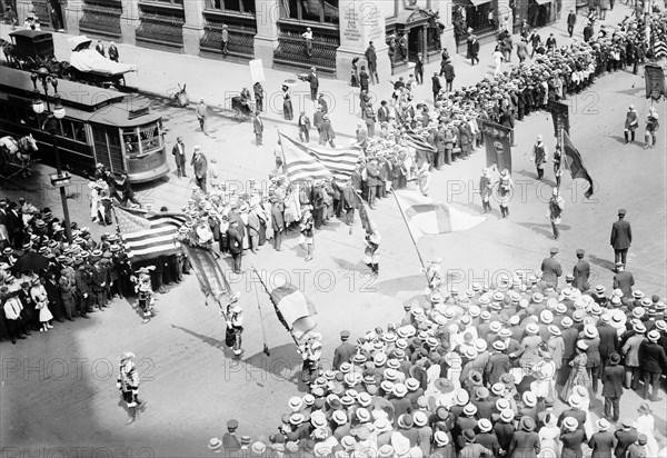 Olympic Parade, 1912. Creator: Bain News Service.