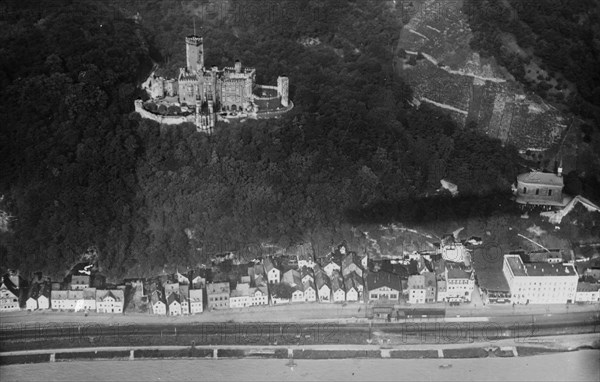 Near Baden Baden from airship, between c1910 and c1915. Creator: Bain News Service.