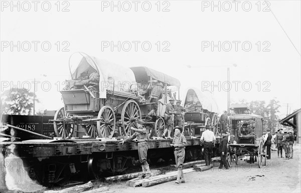 Battery A 2nd Regt. Field artillery, between c1910 and c1915. Creator: Bain News Service.