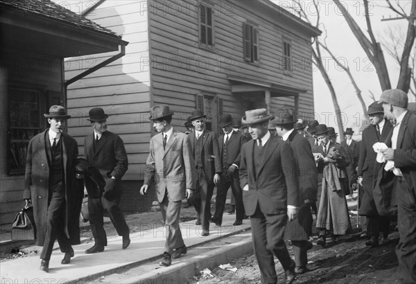 Taking Becker to Sing Sing, 1912. Creator: Bain News Service.