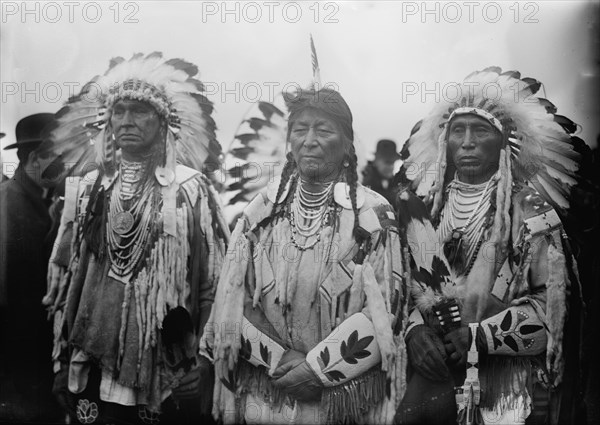 Indians at dedication, 1913. Creator: Bain News Service.