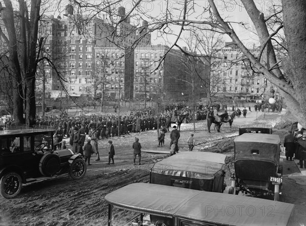 Reid Funeral, 1913. Creator: Bain News Service.