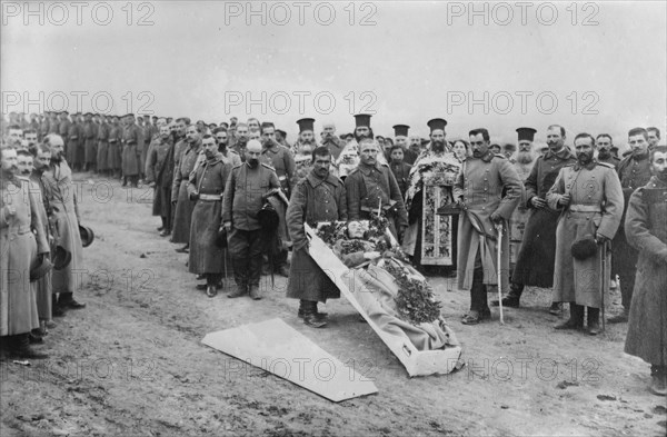 Burial Captain Redkof, Adrianople #14, between c1910 and c1915. Creator: Bain News Service.