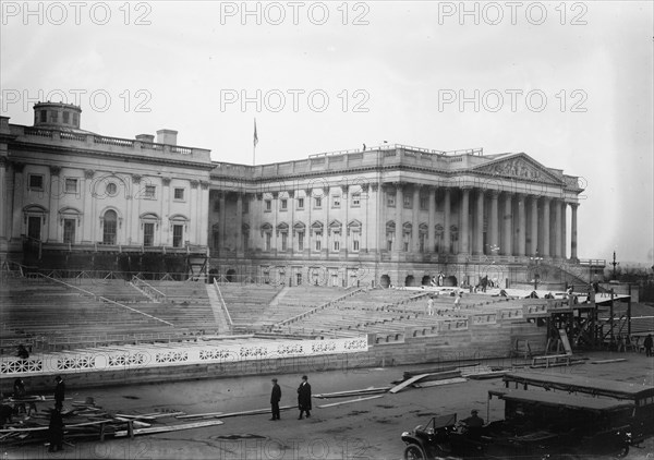 Inaugural stand - 1913, 1913. Creator: Bain News Service.