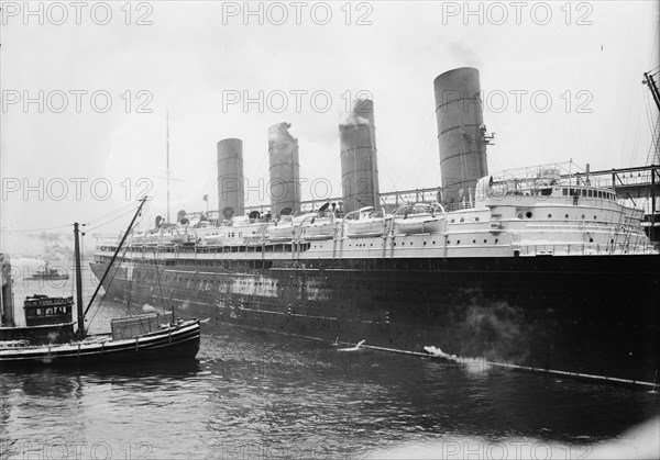 LUSITANIA, between c1910 and c1915. Creator: Bain News Service.