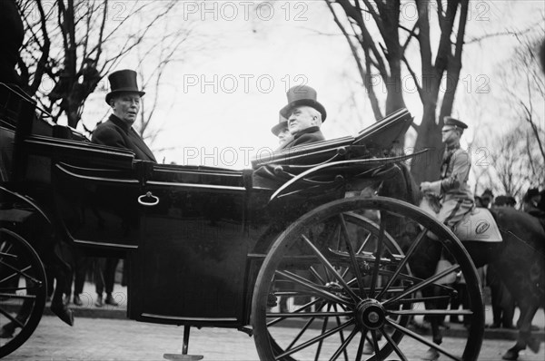 Speaker Clark and Vice Pres't. Marshall, 1913. Creator: Bain News Service.