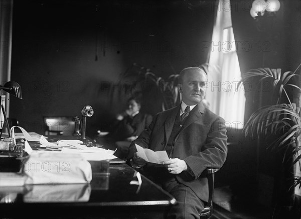 J.P. Tumulty, White House, 1913. Creator: Bain News Service.