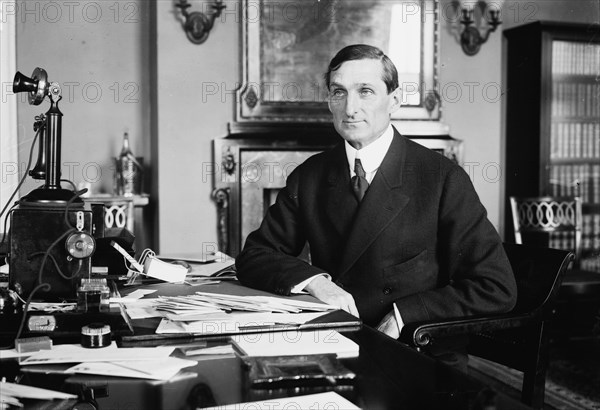 Sec'y. McAdoo at desk, 1913. Creator: Bain News Service.