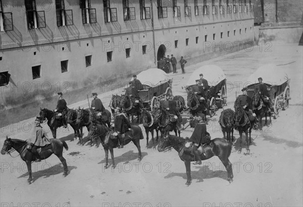 Austria - Army Commissary Train, between c1910 and c1915. Creator: Bain News Service.