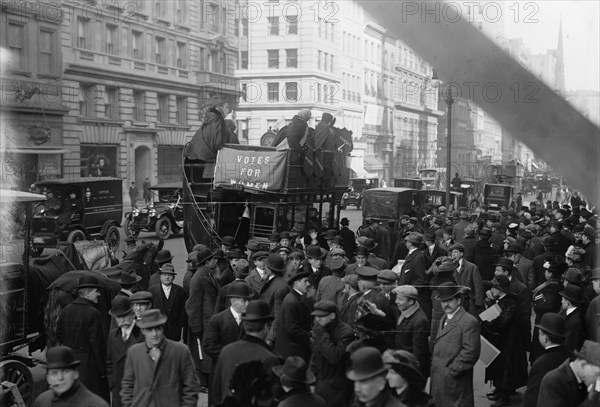 Washington suffrage hikers, 1913. Creator: Bain News Service.