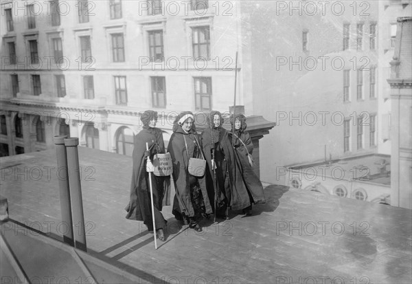 Washington suffrage hikers, 1913. Creator: Bain News Service.