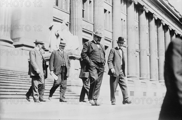 F.C. Webb, Pat Farrell, P.J. Morr, J.T. Butler, and M.J. Harmon, between c1910 and c1915. Creator: Bain News Service.