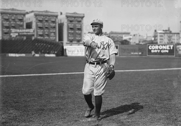 George "Hack" Simmons (baseball), 1912. Creator: Bain News Service.