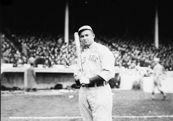 Duffy Lewis, Boston AL (baseball), 1912. Creator: Bain News Service.
