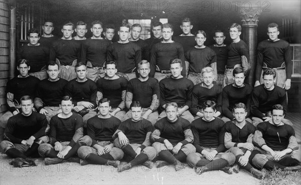 Harvard varsity football team, 1912, 1912. Creator: Bain News Service.
