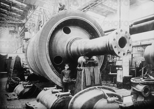 Section of Turbine for VATERLAND, between c1910 and c1915. Creator: Bain News Service.