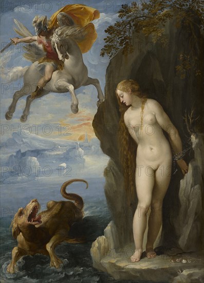 Perseus Rescuing Andromeda, 1594/95. Creator: Giuseppe Cesari.