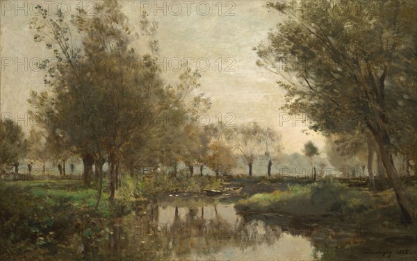 The Creek, 1863. Creator: Charles Francois Daubigny.