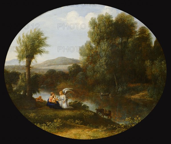 Rest On The Flight Into Egypt, 1646. Creator: Claude Lorrain.