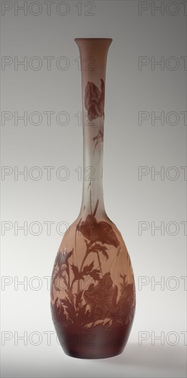 Cameo Vase, c1900-1915. Creator: Emile Gallé.