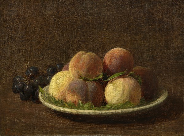 Peaches And Grapes, 1894. Creator: Henri Fantin-Latour.