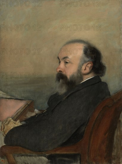 Portrait Of A Man, 1887. Creator: Edgar Degas.