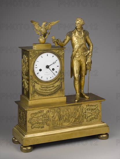 Mantel Clock, c1815-19. Creator: Jacques Nicolas Pierre Francois Dubuc.