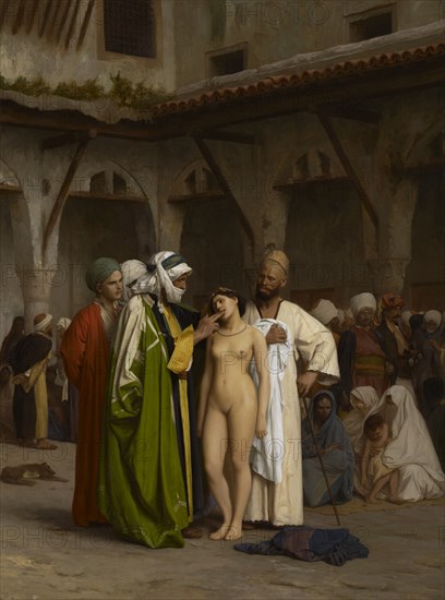 Slave Market, 1866. Creator: Jean-Leon Gerome.